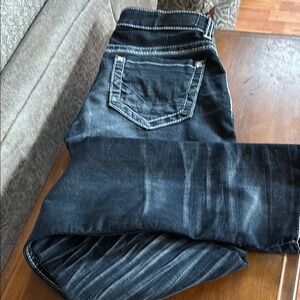 Daytrip Blue Skinny Jeans with Distressed Look